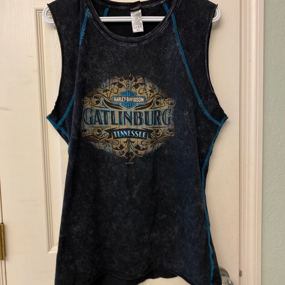 ‼️2 for$25‼️ Harley-Davidson tank top. EUC.